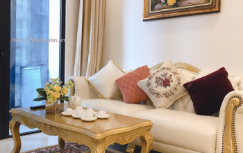 Cho thuê căn hộ 3 phòng ngủ Vinhomes Central Park nội thất đầy đủ, view sông công viên