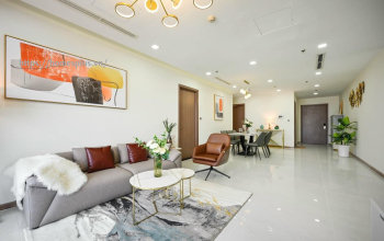 Cho thuê căn hộ 3 phòng ngủ Vinhomes Central Park diện tích 150m2 tòa Park 5 view trực diện công viên
