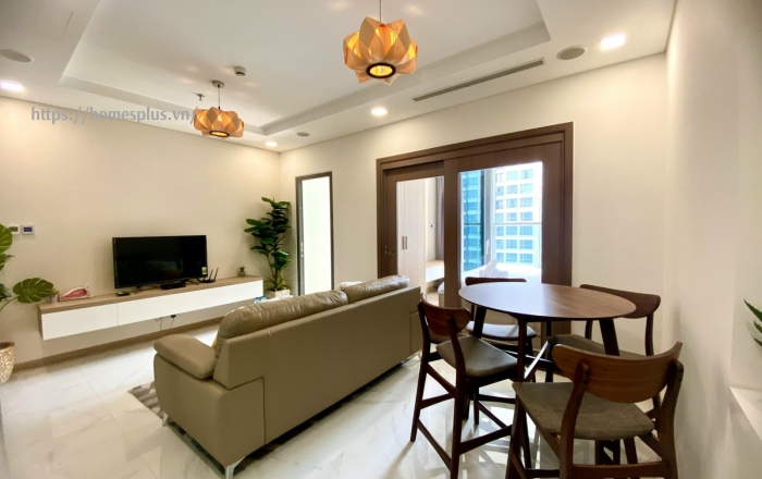Cho thuê căn hộ 1 phòng ngủ Landmark 81 - Vinhomes Central Park view nội khu, NT đẹp