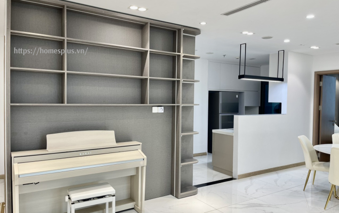 Cho thuê căn hộ 3 phòng ngủ tòa Landmark 81 tầng cao view đẹp