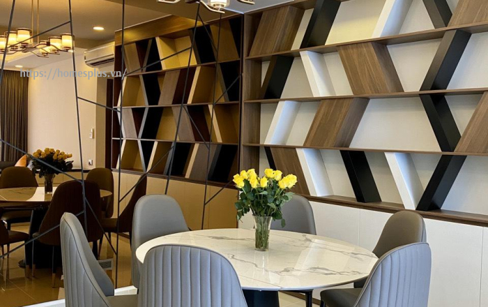 Cho thuê căn hộ 3 phòng ngủ Vinhomes Central Park 100m2 view thoáng