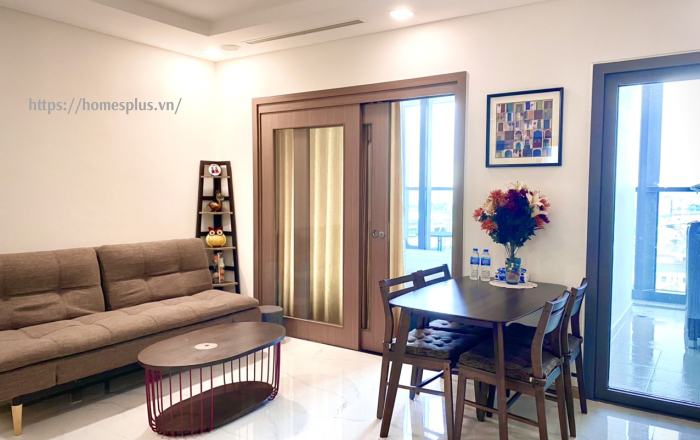 Cho thuê căn hộ 1 phòng ngủ Landmark 81 view biệt thự, sông