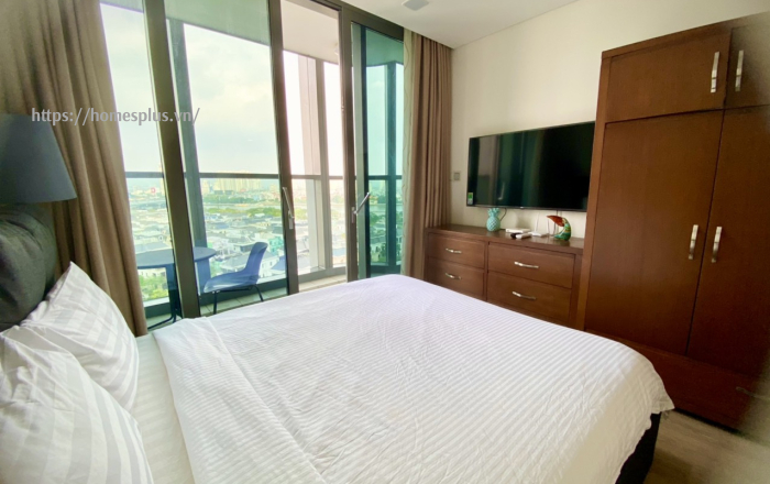 Cho thuê căn hộ 1 phòng ngủ Landmark 81 view biệt thự, sông