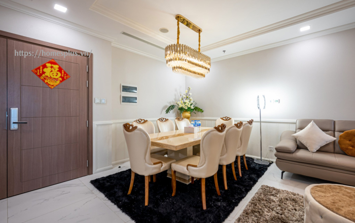 Cho thuê căn hộ 3 phòng ngủ Landmark 81 view trực diện sông