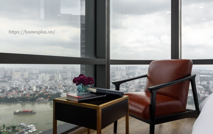 Cho thuê căn hộ 4 phòng ngủ Landmark 81 view sông, 186m2