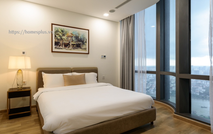 Cho thuê căn hộ 4 phòng ngủ Landmark 81 view sông, 186m2