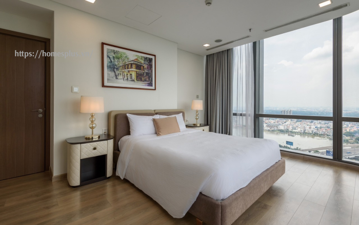 Cho thuê căn hộ 4 phòng ngủ Landmark 81 view sông, 186m2