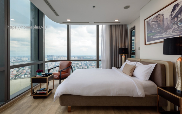 Cho thuê căn hộ 4 phòng ngủ Landmark 81 view sông, 186m2