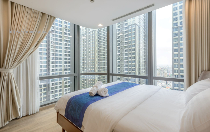 Cho thuê căn hộ dịch vụ Landmark 81 2 phòng ngủ  view thoáng