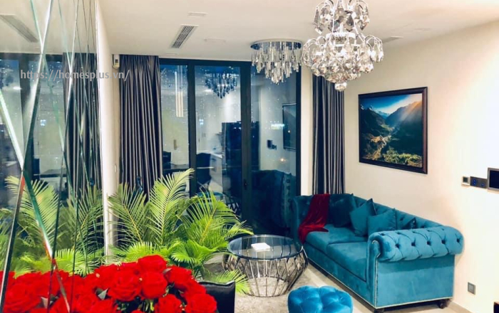 Cho thuê căn hộ 1 phòng ngủ Vinhomes Golden River full nội thất mới đẹp view Landmark 81 