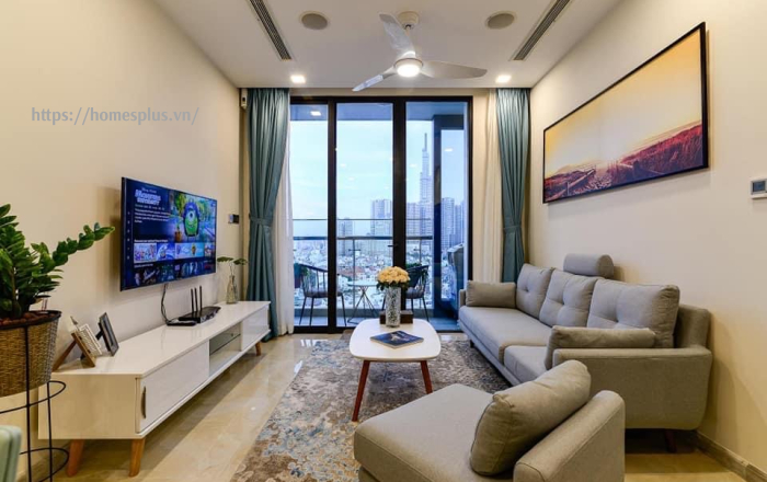 Cho thuê căn hộ 1 phòng ngủ Vinhomes Golden River toà Aqua 2 view Landmark 81