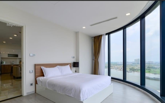Cho thuê căn hộ 3 phòng ngủ Vinhomes Golden River trực diện view sông, full nội thất leasing 