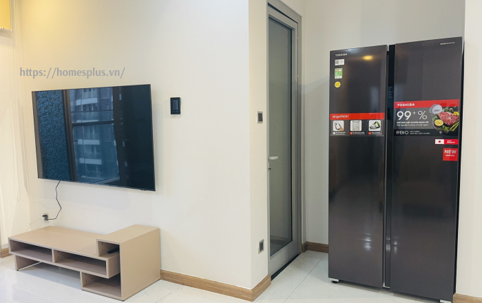 Cho thuê căn hộ Vinhomes Central Park Diện tích 85m2 2 phòng ngủ Park 6 view sông nhà mới 100% 