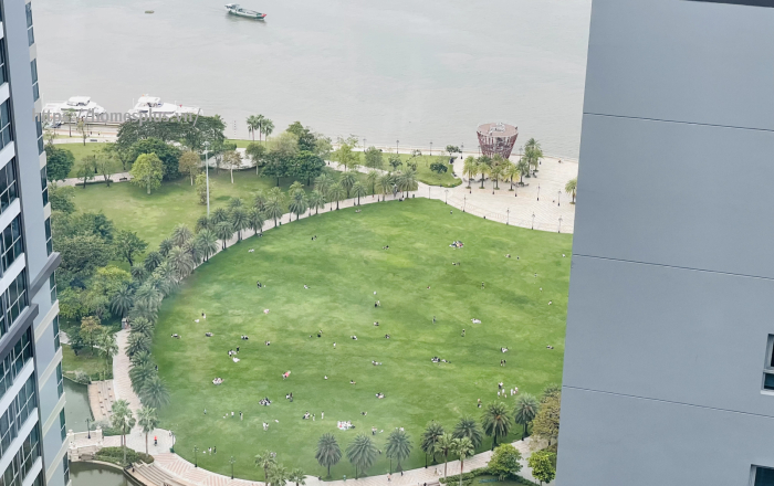 Cho thuê căn hộ Vinhomes Central Park Diện tích 85m2 2 phòng ngủ Park 6 view sông nhà mới 100% 