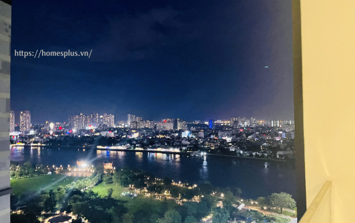 Cho thuê căn hộ Vinhomes Central Park Diện tích 85m2 2 phòng ngủ Park 6 view sông nhà mới 100% 