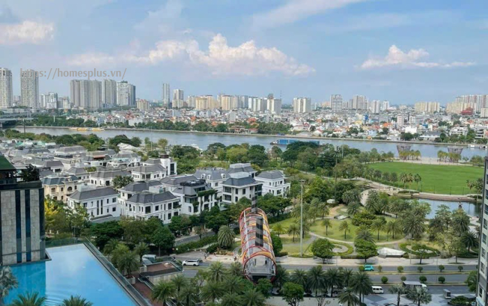 Cho thuê căn hộ 2 phòng ngủ đầy đủ nội thất leasing mới đẹp Vinhomes Central Park
