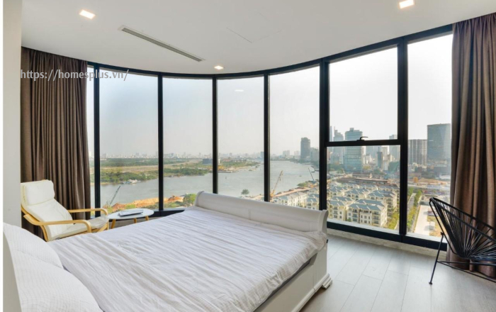 Bán căn hộ 3 phòng ngủ vòng cung view sông diện tích 121m2 Vinhomes Golden River