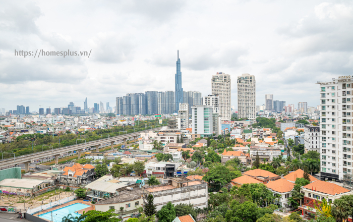 Cho thuê 2 phòng ngủ toà T2 view sông Masteri Thảo Điền