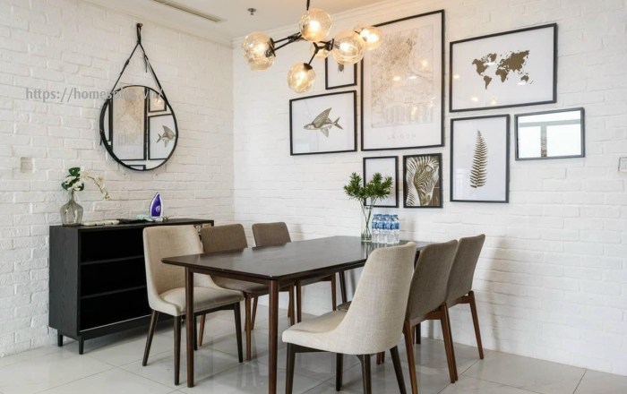 Căn hộ 3 phòng ngủ tòa Central 2 nội thất hiện đại