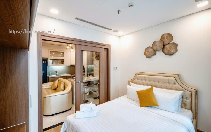 Căn hộ 1 phòng ngủ nội thất cao cấp tòa Landmark 81