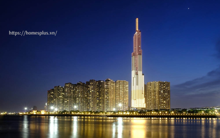 Cho thuê căn hộ 1 phòng ngủ Vinhomes Central Park tòa Landmark 4 nội thất leasing