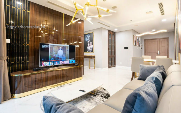 Căn hộ 3 phòng ngủ Vinhomes Central Park tòa Landmark 81 nội thất luxury