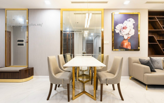 Căn hộ 3 phòng ngủ Vinhomes Central Park tòa Landmark 81 nội thất luxury