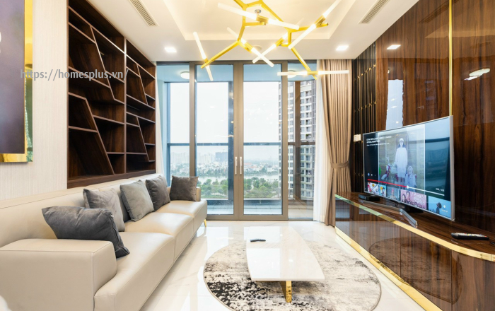 Căn hộ 3 phòng ngủ Vinhomes Central Park tòa Landmark 81 nội thất luxury