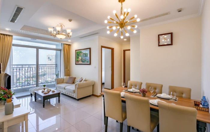 Bán 2 phòng ngủ Vinhomes Central Park  tòa Landmark Plus nội thất tiêu chuẩn 5 sao