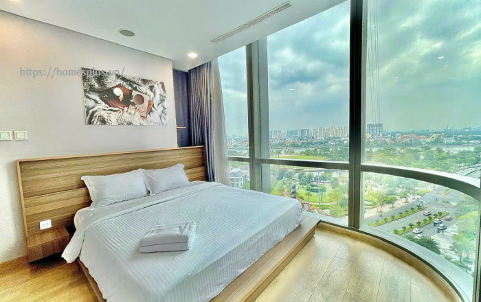 Cho Thuê Căn Hộ Landmark 81 2 phòng ngủ 94m2 Nội thất cao cấp, view sông công viên