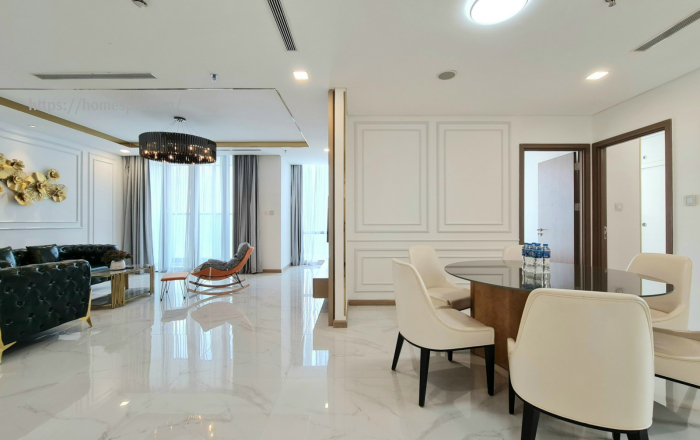 Cho Thuê Căn Hộ Landmark 81 3PN 132m2 Có Thể Vừa Ở Vừa Làm Văn Phòng, view xuất sắc