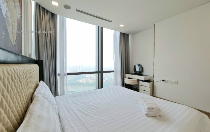 Cho Thuê Căn Hộ Landmark 81 3PN 132m2 Có Thể Vừa Ở Vừa Làm Văn Phòng, view xuất sắc