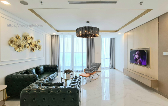 Cho Thuê Căn Hộ Landmark 81 3PN 132m2 Có Thể Vừa Ở Vừa Làm Văn Phòng, view xuất sắc