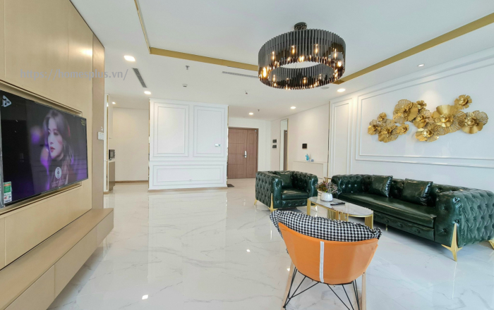 Cho Thuê Căn Hộ Landmark 81 3PN 132m2 Có Thể Vừa Ở Vừa Làm Văn Phòng, view xuất sắc