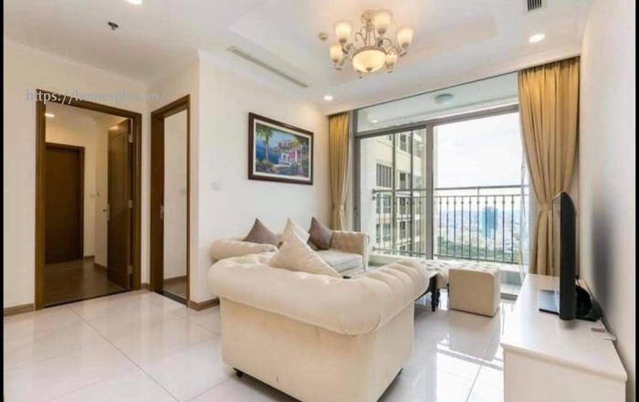 Cho thuê căn hộ 2 phòng ngủ tòa Landmark plus - Vinhomes Central Park nội thất tân cổ điển